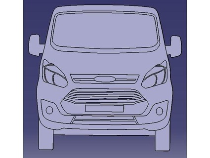 Ford Transit untersetzer Matte maraos3d 3d print model - Mito3D