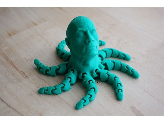Felstopus glatter Hals hohl Kopf Mistkerl 3D print model - Mito3D