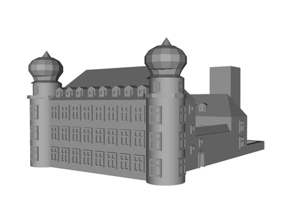 Schloss haus Baviera teccree 3d print model - Mito3D