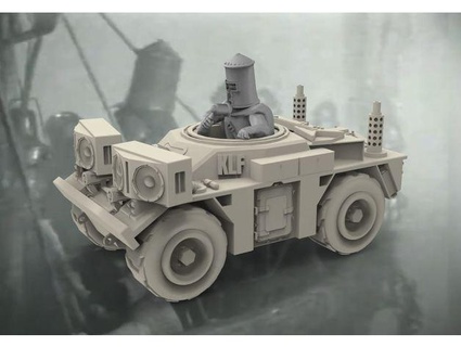 mu knight sonic tank - klf noise marine bigmrtong 3d print model - Mito3D