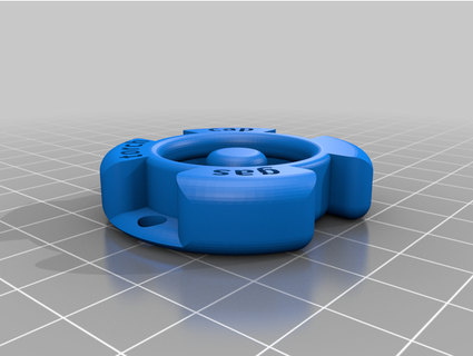 gas torcia cap guglex 3d print model - Mito3D