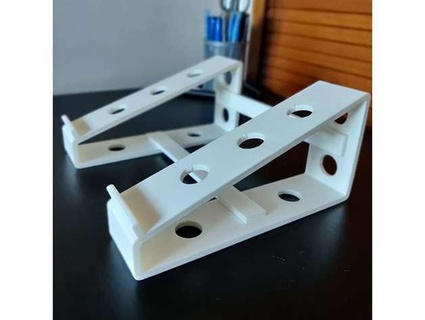 easy laptop stand designing mv 3d print model - Mito3D