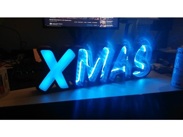 xmas led lampe mike-julius 3D print model - Mito3D