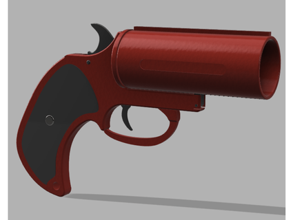 llamarada pistola liamstewart137 3d print model - Mito3D