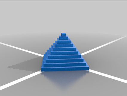 piramit yüzsüz 3d print model - Mito3D