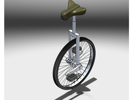 monocycle baisent 3d print model - Mito3D