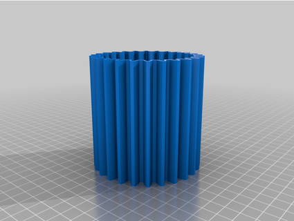 vase engrenage kouka5544 3d print model - Mito3D