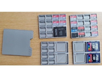 improved sd microsd card cases martinnohr 3d print model - Mito3D