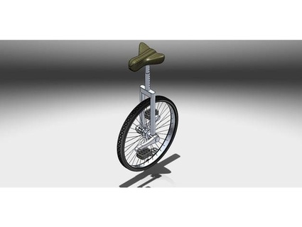 unicycle cabrennan 3d print model - Mito3D