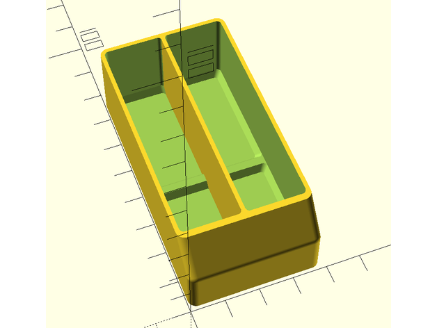 petit bac paramétrique illogique 3D print model - Mito3D