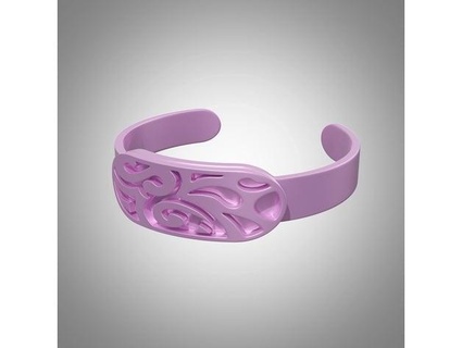 men's bracelet looks like stamp pcn3dprinting 3d print model - Mito3D