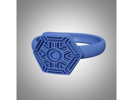 tortoiseshell men's ring pcn3dprinting 3d print model - Mito3D