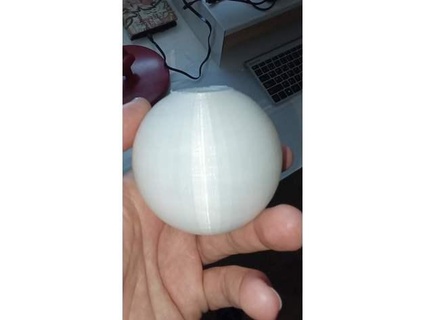 Navidad pelotas ligero foto personalizable fontanero 3d print model - Mito3D