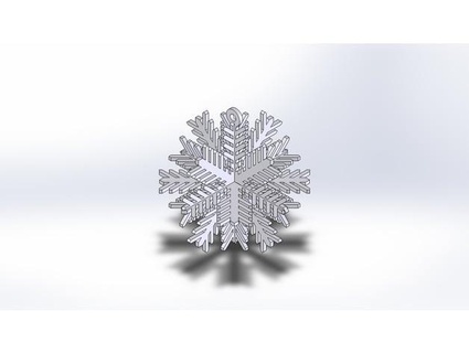 snowflake 3 farscape1 3d print model - Mito3D
