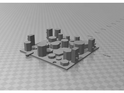 module mini 4x4 mx 01 Kyosho polygone dams993 3d print model - Mito3D