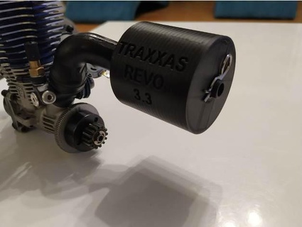 traxxas revo 33 hava filtre örtmek kılıf piotr gezinmek 3d print model - Mito3D