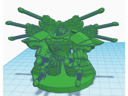 grand jade emperor shogun mode kevin bacon armor legend maker things print 3d print model - Mito3D