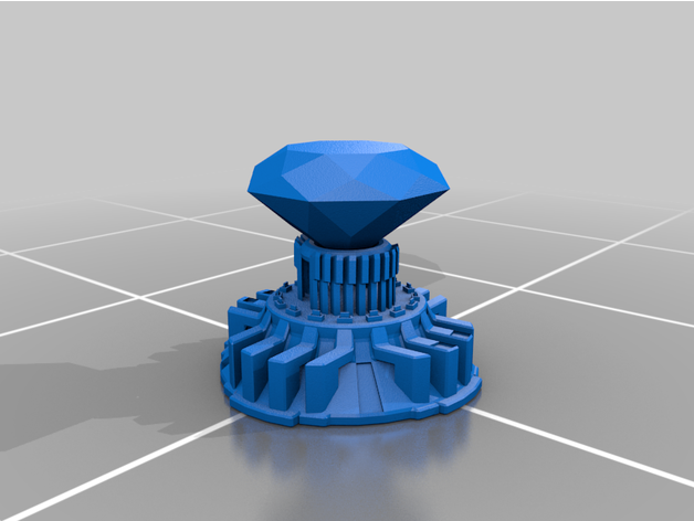 diamond framework brazzy 3D print model - Mito3D