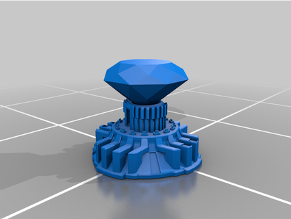 diamante estrutura ousado 3d print model - Mito3D