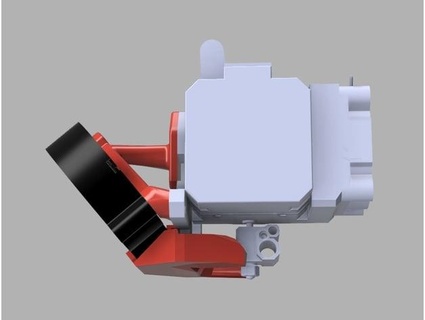 fan-duct - prusa lgx ff hugonl30 3d print model - Mito3D