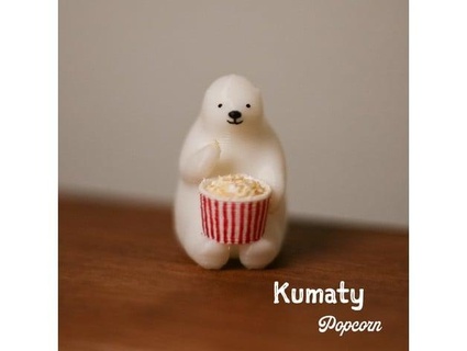kumaty polare orso mangiare Popcorn takman29 3d print model - Mito3D