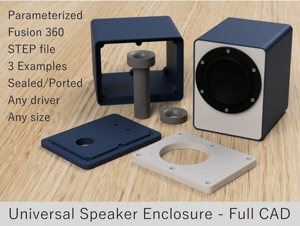 universel orateur boîte goujat zx82net 3d print model - Mito3D