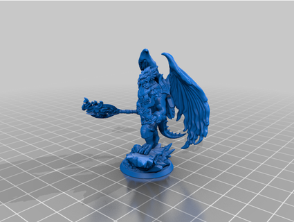 dragonkin battle-mage loyaldragon10 3d print model - Mito3D