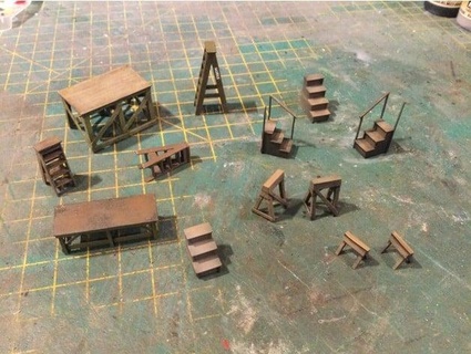 steps trestles ironmink 3d print model - Mito3D