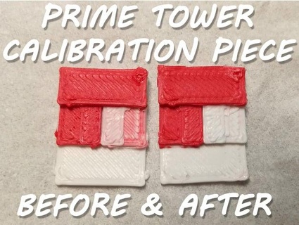 prime tower calibration piece juusozrandom 3d print model - Mito3D