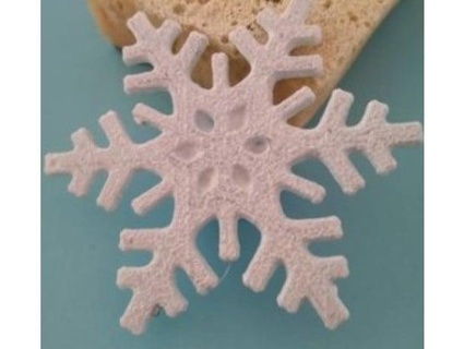 francobollo fiocco neve finestre Natale 3d print model - Mito3D