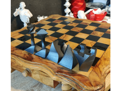 modern chess pieces lexxarazz 3d print model - Mito3D