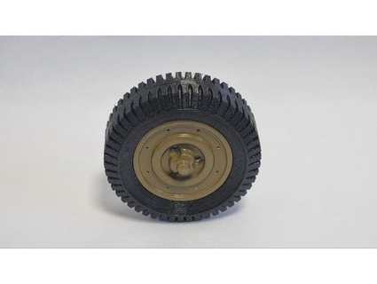 jeep willys wheel lego 42110 kevintoto 3d print model - Mito3D