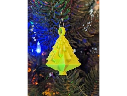 christmas tree ornament zeeeekle 3d print model - Mito3D