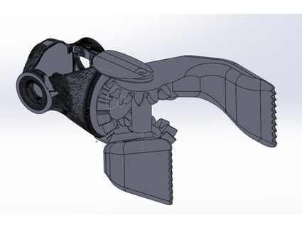 claw mechanism diy robotics robotic arm anthonypi 3d print model - Mito3D