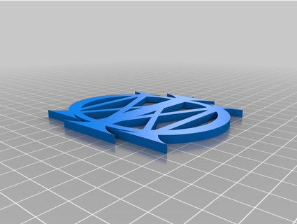 dream theater logo ornament mendicinob 3d print model - Mito3D