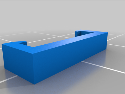 h0 treno traccia rotaia clip roccia solido temporaneo layout markusl 3d print model - Mito3D