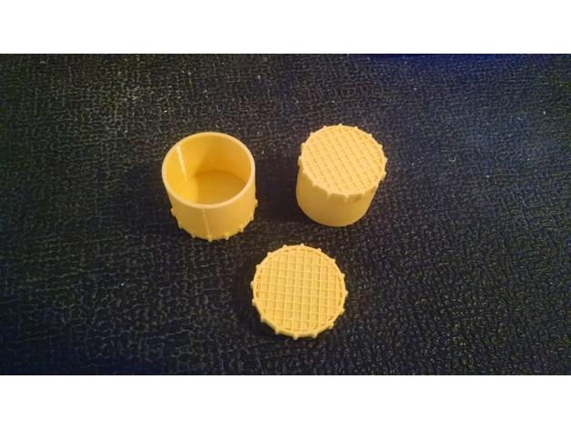 spice jar teamoliva 3D print model - Mito3D