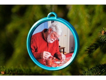 picture frame christmas ornament dazus 3d print model - Mito3D