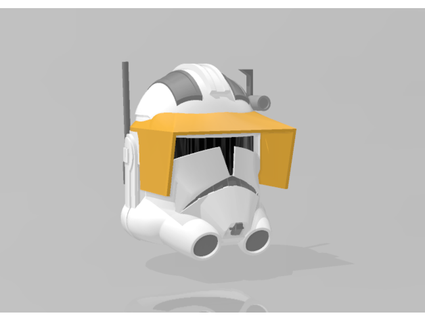 animated commander cody helmet reprops 3d print model - Mito3D