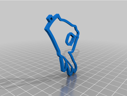 gotcha' keychain notnowmyheadhurts 3d print model - Mito3D