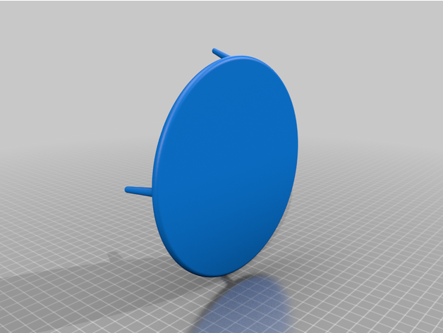 miniatura zumbido aterrizaje almohadilla backyard aerospace 3D print model - Mito3D