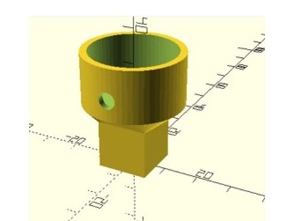 ramo adattatore duckdodgers21andhalfcenturary 3d print model - Mito3D