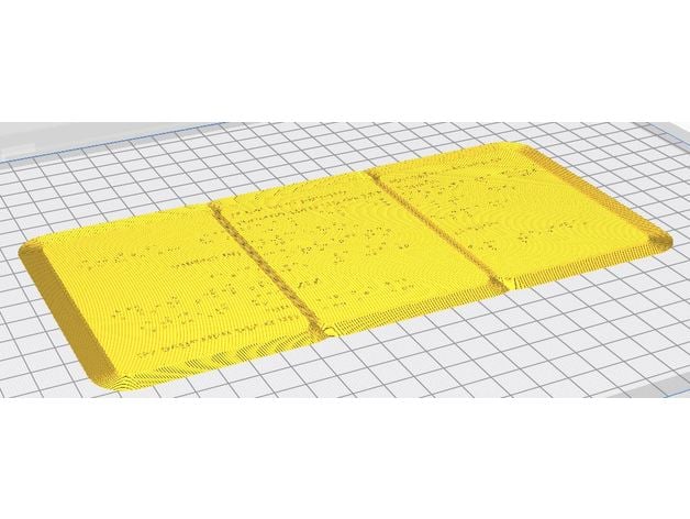 Tarjetas ticas estafa braille dumitrualina 3D print model - Mito3D