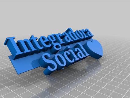 intégratif social supporter elsalundqvist 3d print model - Mito3D