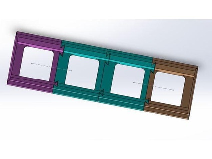 adjustable modular pan lid stand smartdesigner 3d print model - Mito3D