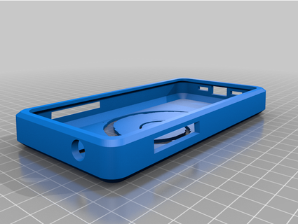 debain logo librem 5 case hackersgame 3d print model - Mito3D