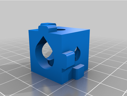 profil cube connecteur i3dcor 3d print model - Mito3D