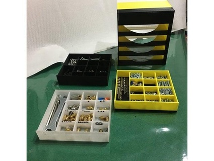 mini caja oficina astutamente 3d print model - Mito3D
