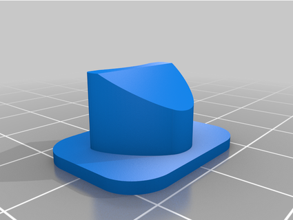 sostituzione genio triangolare box auto distanza pulsante variabile 3d print model - Mito3D
