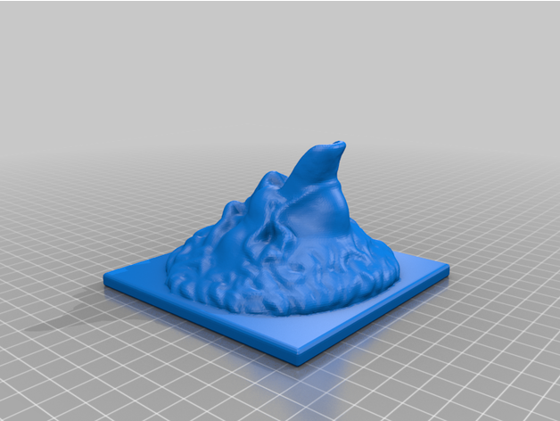Löwe Maske Wasser Tülle montiert 4 1 Fliese Cachgill 3D print model - Mito3D